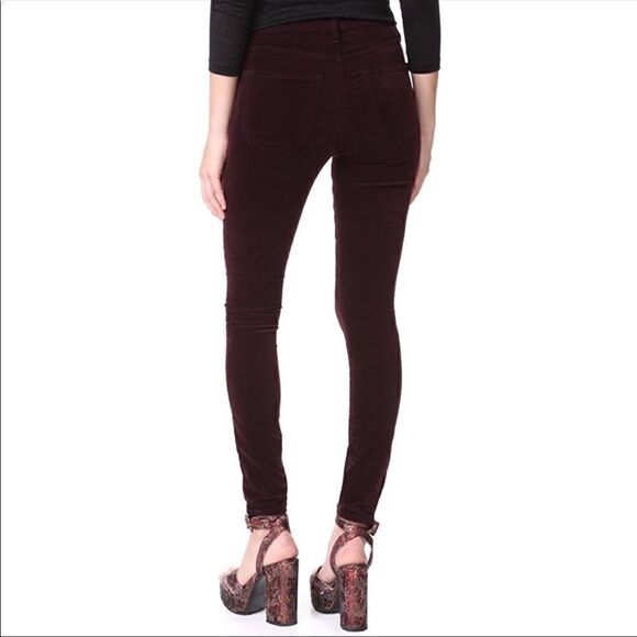 Citizens Of Humanity Burgundy Rocket High Rise Skinny Jeans - Picture 3 of 13